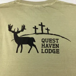 Men’s Comfort Colors Deer Hunting Lodge Cotton T-Shirt XL NEW! thumbnail 3