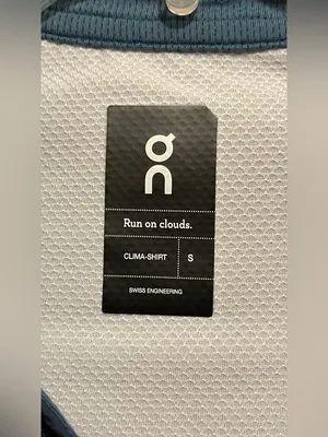 On Clouds Running Clima Shirt 1/4 Zip Pullover Long Sleeve thumbnail 5