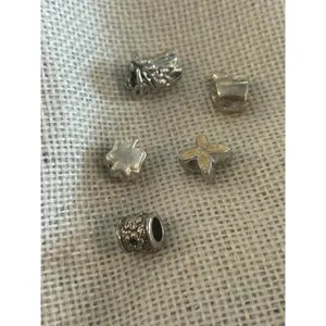 A499 charm bracket silver plated 5 pcs Gray thumbnail 2