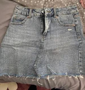 Target High Waisted Mini Jean Skirt thumbnail 1