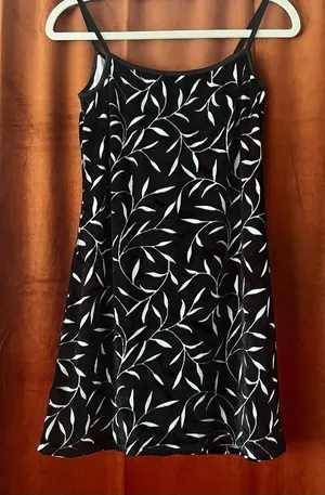 Vintage 90s Jalate Black Velvet Floral Mini Dress thumbnail 1