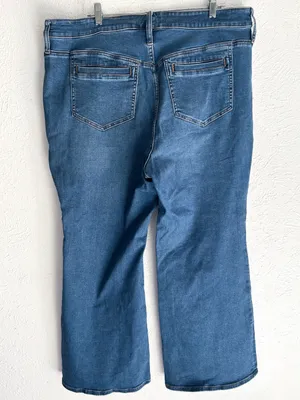 Madewell Plus Skinny Flare Jeans in Elevere Wash Sz 22W thumbnail 5