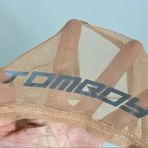 Missguided Tomboy nude‎ color sheer mesh bra top size 0 thumbnail 3