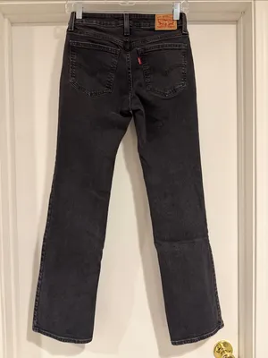 Levi's Black High-Rise Flare Jeans thumbnail 6