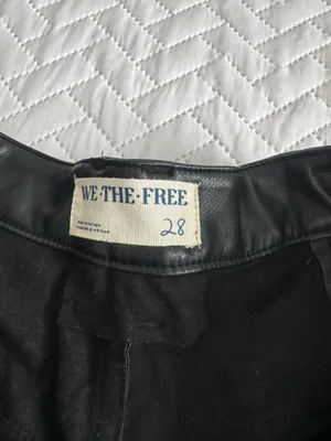 Free People Leather Shorts thumbnail 3