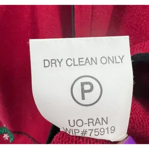 Woolrich Sweater Vest Womens Medium Red 100% Lambswool‎ Holiday Christmas Zip Up thumbnail 13