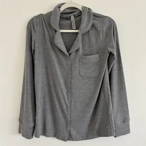 SKIMS long sleeve pajama top thumbnail 1
