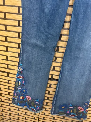 Grace easy fit bootcut embroidered jeans size 32 thumbnail 7