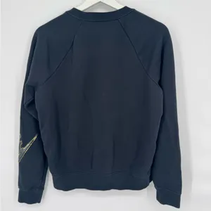 Nike Black Fleece Crewneck‎ Sweatshirt Gold Logo Small thumbnail 4