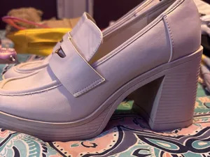 MIA Women's Deena Round Toe Platform Lug Sole Loafers Bone Size 9.5 thumbnail 1