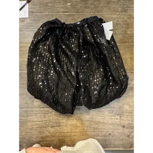 Nichole Lynel The‎ Label Mini skirt sequin bubble black Size Large Glam Cocktail thumbnail 4