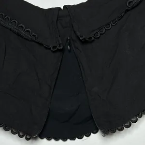Lulus Black Off Shoulder Ruffle Cropped Puff Sleeve Top Womens‎ Size Small thumbnail 7