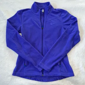 Nike therma fit purple jacket thumbnail 1