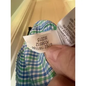 Vineyard‎ Vines Classic Fit Murray Shirt Blue Green Plaid Button Down Women M thumbnail 4