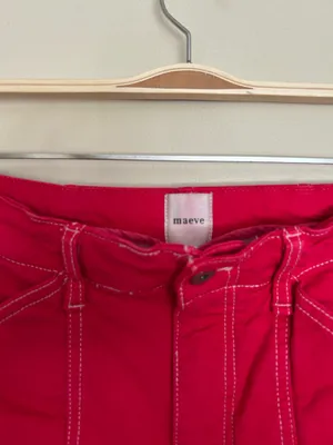 Maeve wide leg high rise pants thumbnail 6