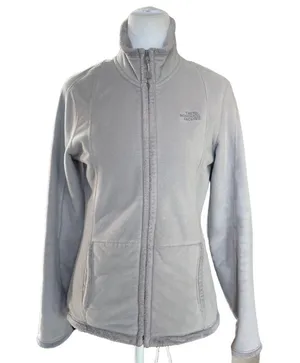 The North Face Women's  Fleece Jacket Gray Size M thumbnail 1