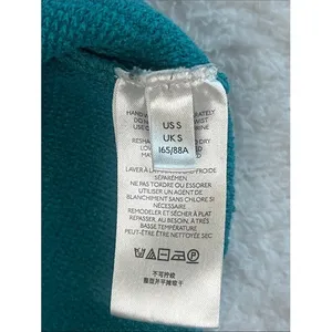 Free People Ottoman Slouchy Tunic Sweater Size S Teal Oversized Mock Neck thumbnail 7