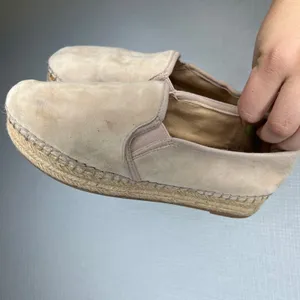 Sam Edelman Adena Beige Suede Espadrille Slip On Flats Womens Size 8 thumbnail 4