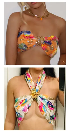 Sequin White Top Multiple thumbnail 9