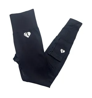 Womens Best Move Black Seamless High Waisted Leggings S thumbnail 1