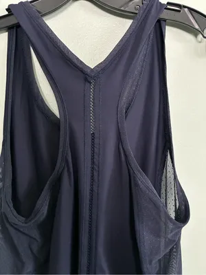 Lululemon Navy Sculpt Tank Top Size S? Mesh Back Workout Yoga thumbnail 4