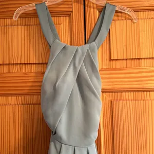 White by Vera Wang Pleated Cross-Back Double Cloth Dress Size 2 nwot thumbnail 2