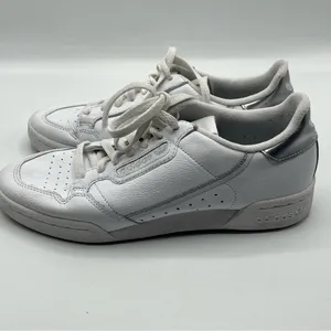 Adidas Continental 80’s Sneaker Size 9.5 White Silver Style EE8925 thumbnail 2