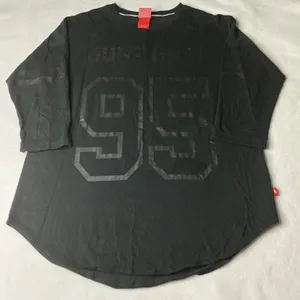 Nike Sportswear Just Do‎ It 95 Graphic 3/4 Sleeve T-Shirt Black Women Large thumbnail 1