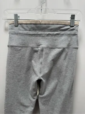 Vuori Light Heather Cream Grey Vibe Elevation Drawstring Leggings VW452 Small thumbnail 5