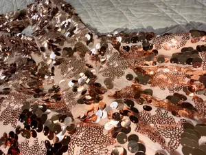 PrettylittleThing Rose Gold Sequin Mini Dress thumbnail 3