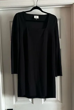 Tuckernuck Black Square-Neck Shift Top thumbnail 1