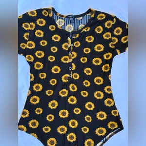 Rue21 Sunflower Print Women One Piece‎ thumbnail 2