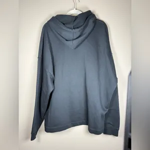 NWT SKIMS Fleece Lounge Relaxed Zip Up Hoodie Onyx Black Sweatshirt Medium $98 thumbnail 9