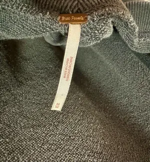 Free People Open Back Grey Crew Neck thumbnail 4