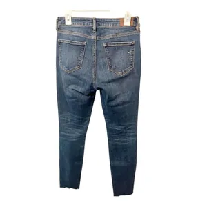 ‎Hidden Distressed Raw Hem Skinny Jeans thumbnail 2
