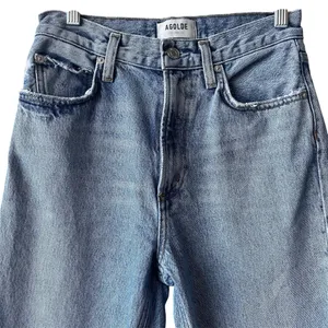 AGOLDE High Rise Vintage Distressed Boot Cut Jeans A9086-1206 Size 25 thumbnail 2