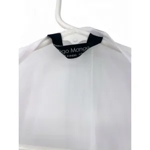NWT Tango Mango | L | Sheer Mesh Cardigan Cover Up Sweater Top White Women thumbnail 2