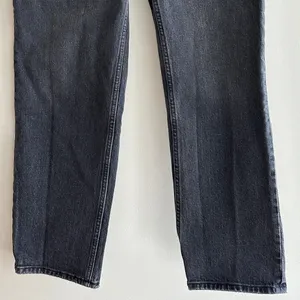 Abercrombie & Fitch The ‘90s Straight Ultra High Rise Black Jeans, 28/6 Short thumbnail 6