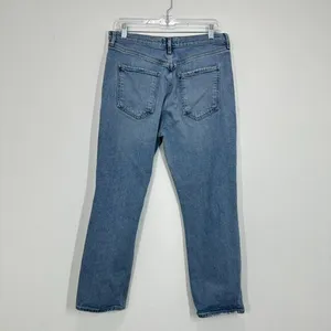 Agolde '90s distressed mid-rise straight-leg jeans Medium Wash‎ Size 31 Casual thumbnail 5
