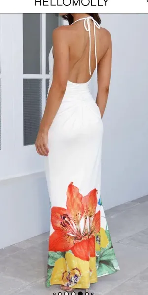 White Hello Molly Dress thumbnail 2