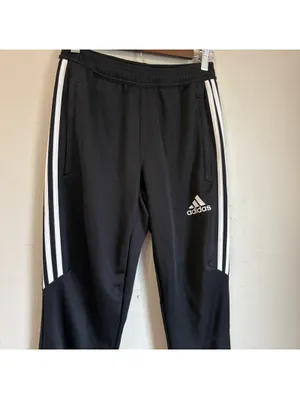 Adidas Black White Tiro Climalite Soccer Training Pants Track Pants Women's S thumbnail 2