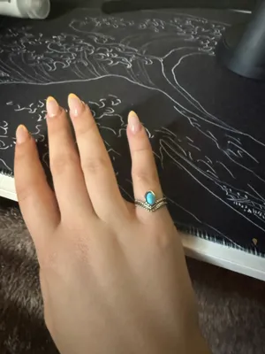 Turquoise Boutique Ring Silver thumbnail 2