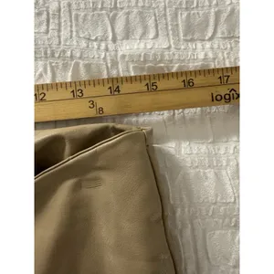 I.AM.GIA Faux Leather Tie-Up Flare Pants in the tan Size Large thumbnail 12