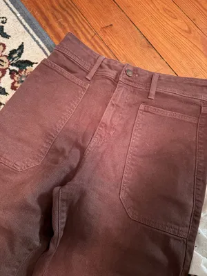 Just Black Denim Brown Utility Pants thumbnail 2