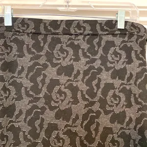 Banana Republic || Black/grey/silver print lined pencil skirt with side zipper thumbnail 2