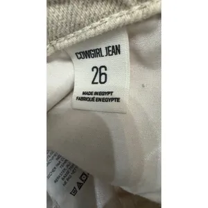 BDG Jeans Cowgirl Jean Beige Size 26 Straight Leg Denim Pants‎ thumbnail 5