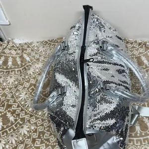 Silver Sequin Women's Bag thumbnail 2