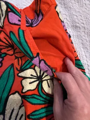 Roller Rabbit Jorales Floral Embroidered High-Rise Shorts thumbnail 4
