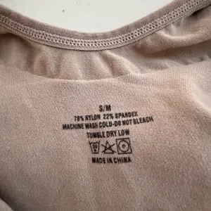 Seamless Adjustable Strap Shapewear Thong Bodysuit Stretch Tan Size Small Medium thumbnail 4