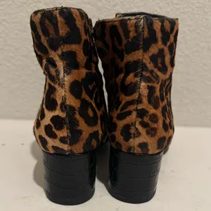 Sam Edelman Edith Leopard Print Bootie Ankle Boots Size 6 Block Heel thumbnail 9